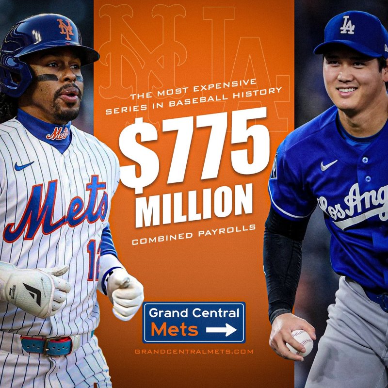 Mets, Dodgers = EXPENSIVE!