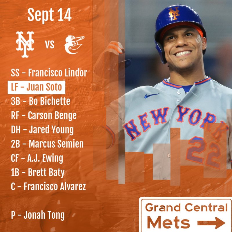 Lineup: Sept 14