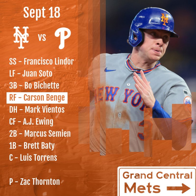 Lineup: Sept 18