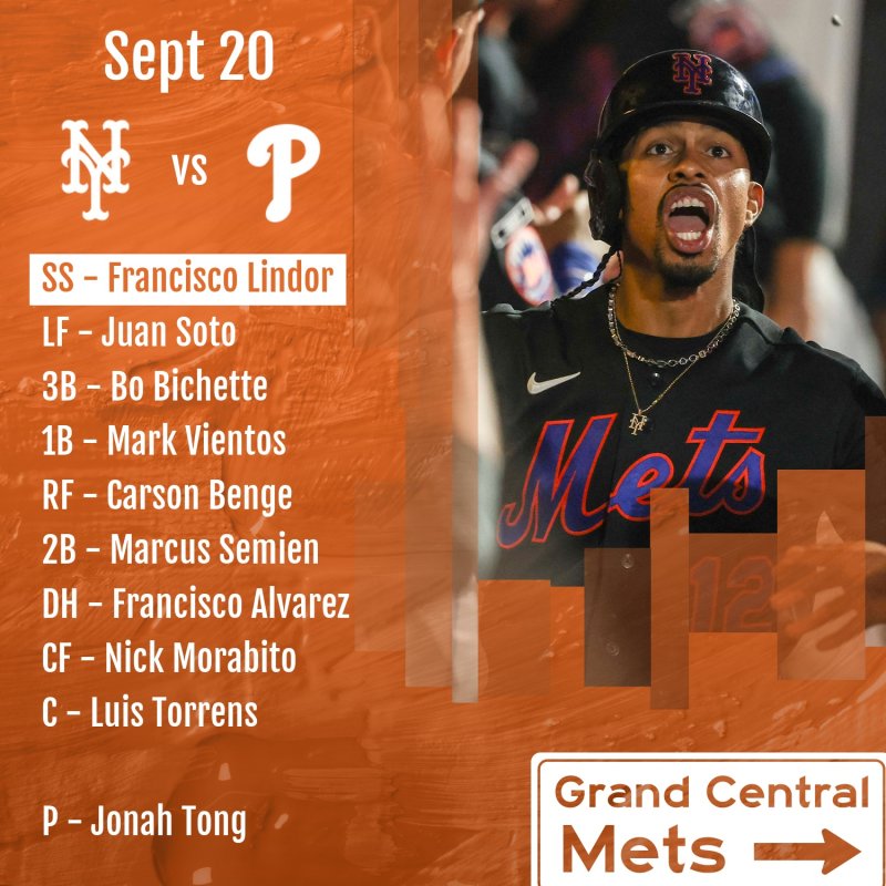 Lineup: Sept 20